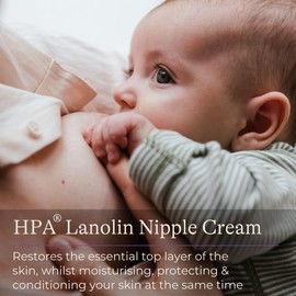 Lansinoh HPA Lanolin Nipple Cream - 10ml - Sore Nipples Cracked Skin Breast Feeding 100% Natural Hypoallergenic Tasteless & Odourless BPA BPS-free Breastfeeding Hospital Bag Maternity Essentials