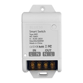 Aswalling WiFi Smart Switch 30A High Power App Remote Home Automation Socket Voice Lamps and Lanterns Smart Home