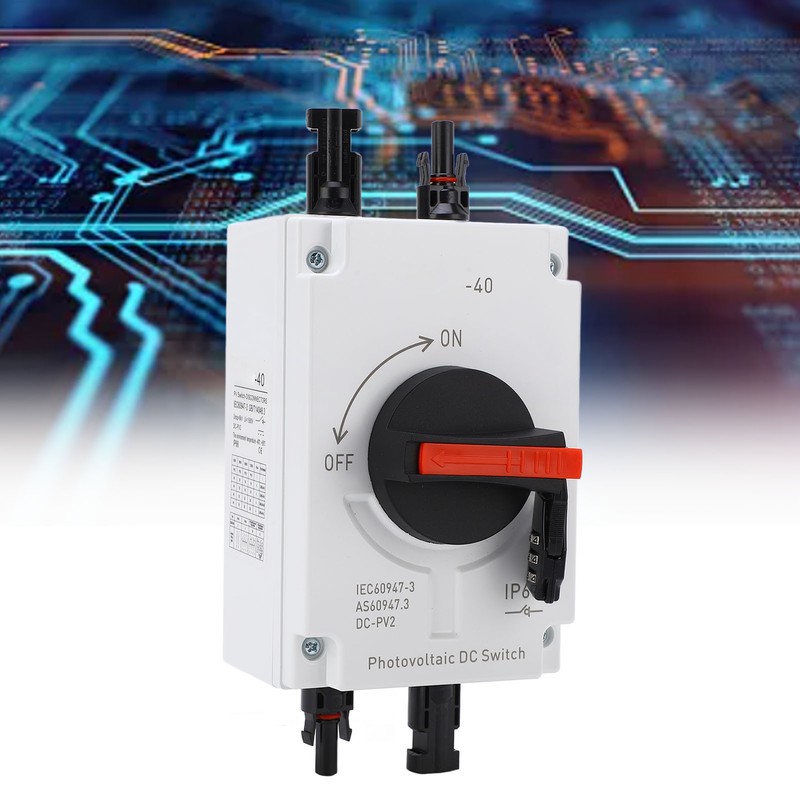 PV Solar Disconnect Switch 32A 4P IP66 Waterproof Photovoltaic Isolator