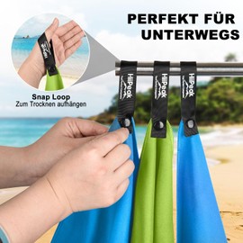HiiPeak Microfibre Towel Compact and Lightweight Microfibre Towels Fitness Towel Quick Drying Microfibre Bath Towel Absorbent Sports Towel Gym Swimming and Gym Towel