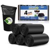 Small Trash Bags 3-5 Gallon, Inwaysin 200 Count Small Bathroom