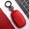 Tukellen for Dodge Key Fob Cover Genuine Leather Key Case