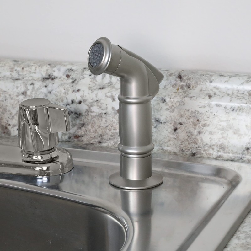 Danco, Brushed Nickel, Universal Decorative Side Spray and Hose, 1-Pack