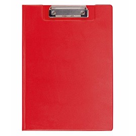 eBuyGB A4 Durable PVC Clipboard with Folding Cover - Red 1319105