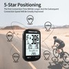 Bikevee Wireless GPS Cycle Computer, Bicycle Speedometer & Odometer, Auto