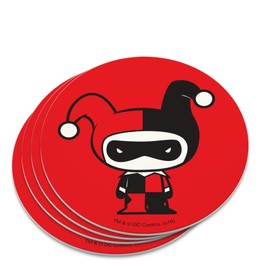 Harley Quinn Cute Chibi Character Novelty Coaster Set
