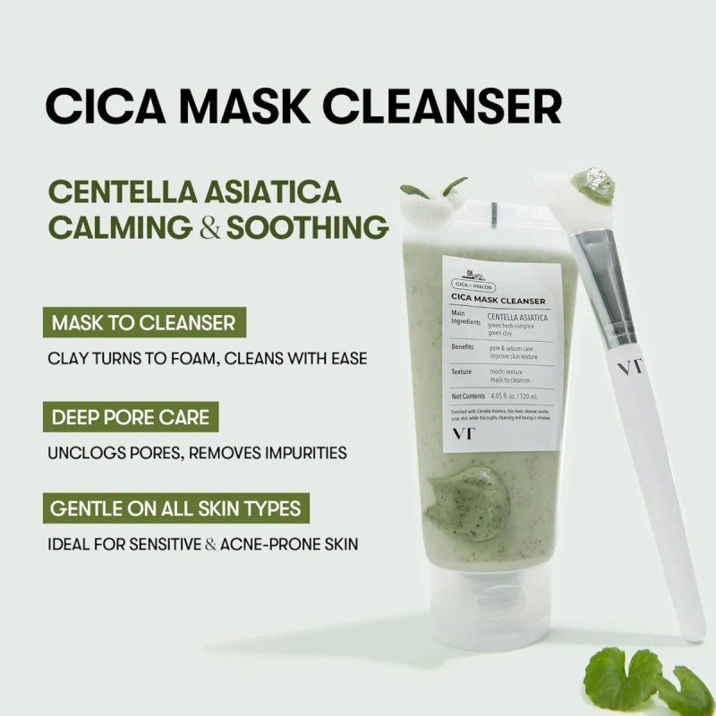 Limpiador Cosmétics Cica Mascarilla Suave