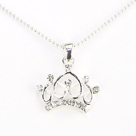 Doodle Beads Crown Daughter of a King Necklace - 18" Chain