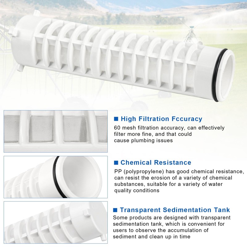 1-1/2" 60 Mesh Spin Down Replacement Filter Screen, Spin Down