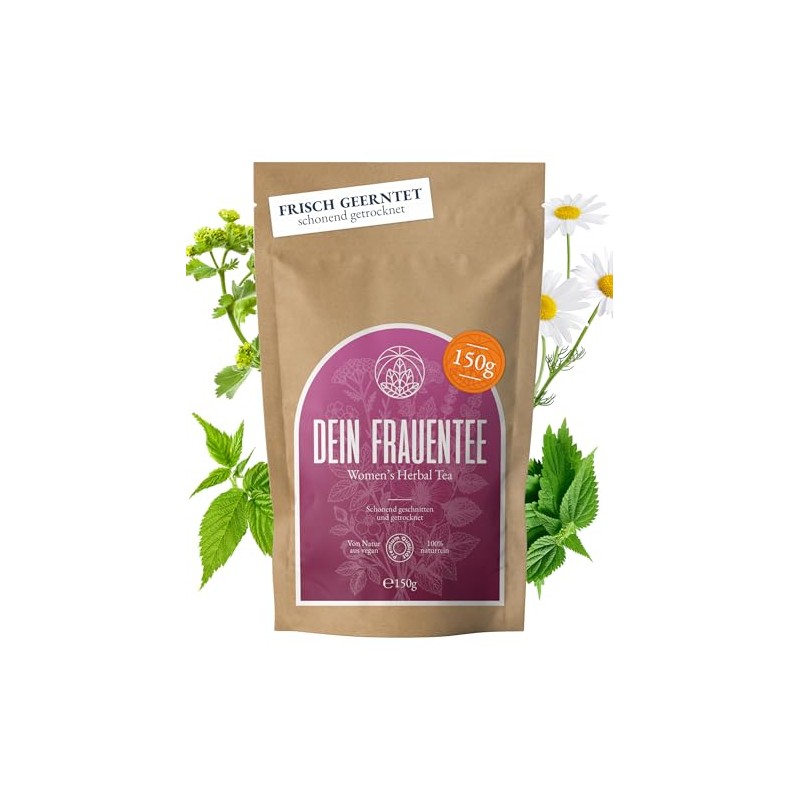 Monte Nativo Women's Tea, Herbal Tea Made from Raspberry Leaves,