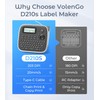 VolenGo D210s Label Maker Machine with 4 Tapes, Label Maker
