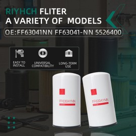 FF63041NN Fuel Filter, Fits for Cummins B6.7L engines 2020-2022；Fits for Cummins Stage V OSB 6.7L engines 2020-2022; Fits for Cummins Stage V L9 engines 2020-2022#FF63041-NN 5526400