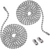 Vinaco Pull Chain, 2 Pieces 36 Inch Stainless Steel Bead