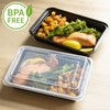 [10 Pack] 1 Compartment BPA Free Reusable Meal Prep Containers
