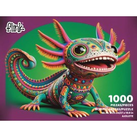Rompecabezas Ajolote Alebrije 1000 Piezas Flink