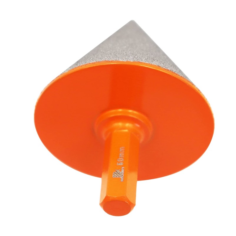 Diamond Beveling Chamfer Bit,BRSCHNITT 50mm Diamond Finger Milling Bits with