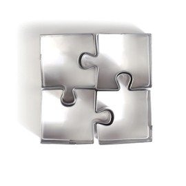 Graine Créative 4 Mini Stainless Steel Cookie Cutters - Puzzle