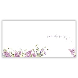 Nigel Quiney Female Birthday Card - Happy Birthday Card with Wildflower Basket Design with Foil Details - Birthday Card for Women