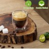 Gencywe Double Walled Espresso Cups Set of 4 (50% Thicker),