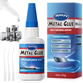 Super Glue for Metal Repair, 30g Adhesive Glue for Stainless Steel Repair, Super Instant Used for Bonding Between Metals, Other Materials, Aluminum Alloy, Metal Tube, Liquid Weld for Metals