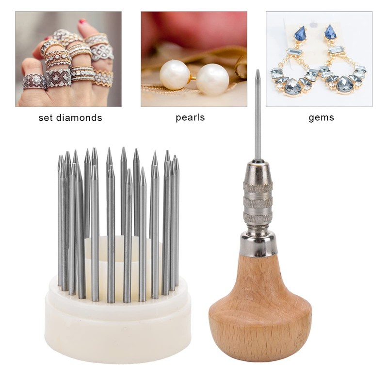 Graver Beader Tools Set, Bead Tool Diamond Setting Diamond Grain