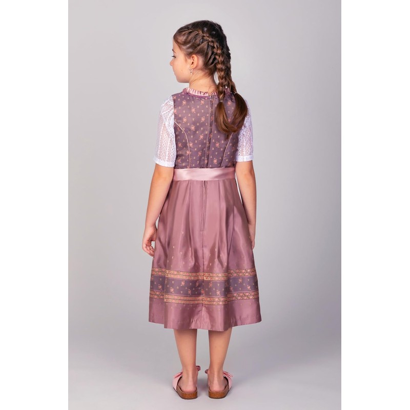 Edelnice Trachtenmode Madeleine Children's Dirndl 3-Piece Set Including Blouse, Apron
