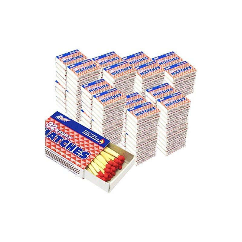 500 Boxes - Matches 32 Count Per Box Strike On