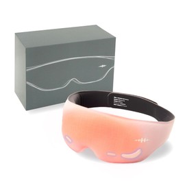Wavewave EMS Hot Eye Mask, Eye Warmer, Eye Treatment, Light Shielding Rate, Heating, USB Charging, Sleeping Goods, Convenient, Unisex, Present, Essential Oil Included (Pink)