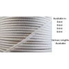 Cotton Piping Cord - Natural - Netted, Pre-Shrunk - for