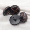 12 PCS 18 mm Brown Plastic Buttons for Sewing and