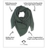 fashionchimp Basic Triangular Scarf in Plain Colours Made of 100%