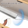 LEAPHZOT 10 Pack 5 Inch Hole Center Edge Finger Pull,Brushed