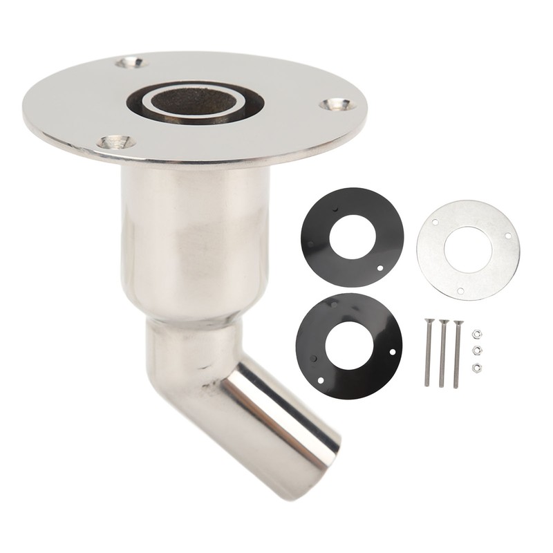 22mm Thru Hull Exhaust Skin Fitting Socket 316 Stainless Steel