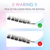 LANKIZ DIY Eyelash Extensions, Individual Eyelash Extensions, 120 Clusters, Soft