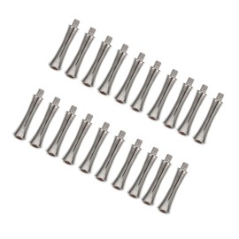 TOVINANNA 20pcs Silver Scissor Part Decorative Shear Finger Rest Stainless Steel Pet Supplies Finger Dressings