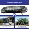 Web Truck Slim Marker Light, Marker Light, Dark Graphite, Orange,