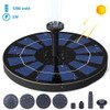 3W Solar Fountain Pump Circle Solar Fountain for Pond Bird
