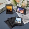 SOFPLATE 6 Pack 2X3 Inch Black Plastic Picture Frame Mini