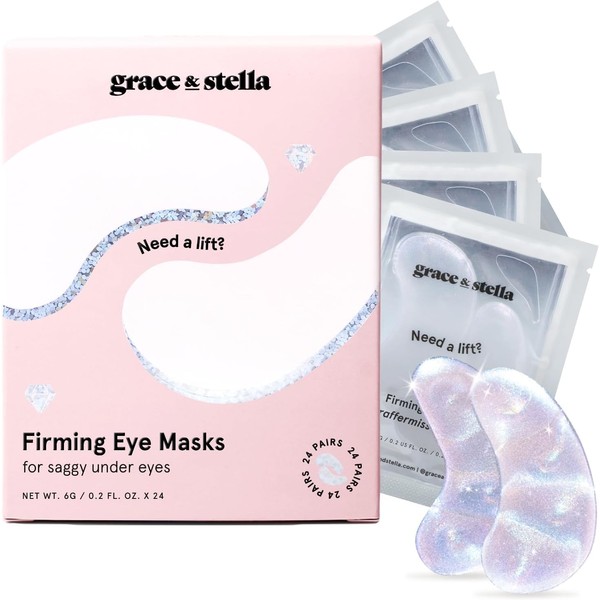 grace & stella Under Eye Patches with Peptides & Rice