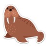 Cute Walrus - 3" Vinyl Sticker - for Car Laptop
