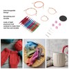 Qcwwy Circular Knitting Needle Set, 3 to 8 mm Interchangeable