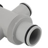 Dual Split Hose Plunger Valve for Intex 11872 Plastic Pool