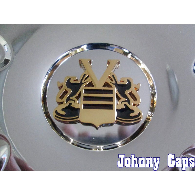 VOGUE Wheels NEW CHROME w/ GOLD EMBLEM Center Cap #