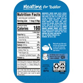 Gerber Graduates Lil Meals Pasta, Shells and Cheese, 6 oz(us)