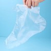 Disposable Hygienic Foot Moisturizing Covers, 100 Sheets 100 Vinyl Sheets 10ea
