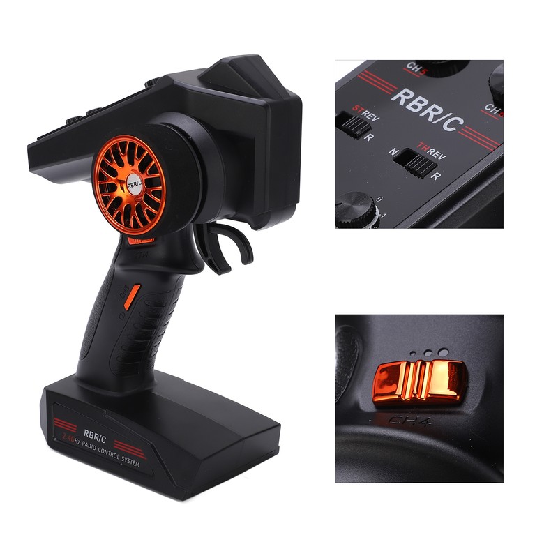 RC Transmitter Receiver 2.4 Ghz 6 Channel 400meters Sensitive Ergonomics