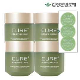 Kim Jeong Mun Aloe 김정문알로에 큐어 2X크림 4개 2x미니3 Kim Jung Moon Aloe Cure 2X Cream 4 Pieces 2x Mini 3