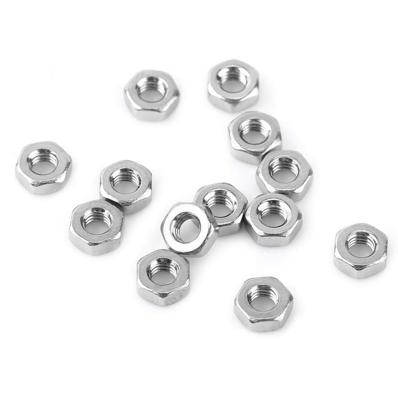 230 unids Tornillos y Tuercas Set M3 Metric Acero Inoxidable