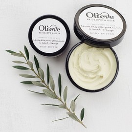 Olieve & Olie Body Butter 250ml - Lavender, Rose Geranium & Sweet Orange