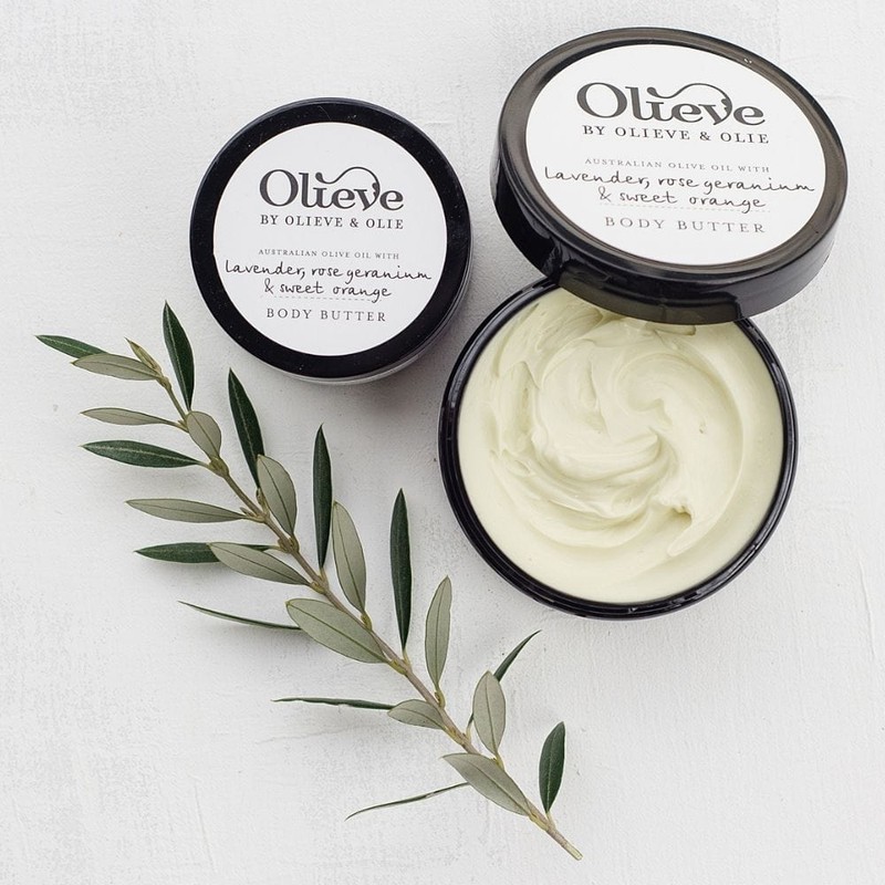 Olieve & Olie Body Butter 250ml - Lavender, Rose Geranium
